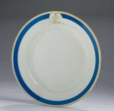 Фарфоровая тарелка Великой Княгини Ксении Александровны, 1891-1917