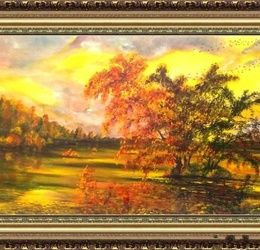 Flashes of Autumn canvas/oil
