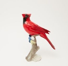 Red Cardinal bird figurine