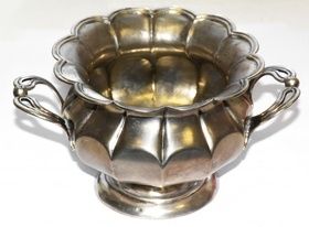 Silver sugar bowl 84 assay. Weight: 217 grams. Stamp AS 1866.