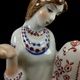 Figurine Woman W/ Shawl Scarf