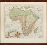 "Image of the entire Africa": a superb copper engraving by Johann Baptiste Homann from 1720.