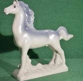 "The statue 'Horse'. Polonsky Art Ceramics Factory."