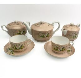 Русский фарфоровый чайный набор Кузнецова XIX века