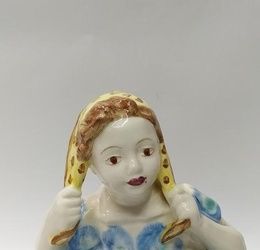 Porcelain figurine "VETEROK SIGHTSEER" ZIK KONAKOVO USSR PERIOD 1960 h:25x24 cm.