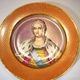 Фарфоровая тарелка Кузнецова с портретом Екатерины Великой