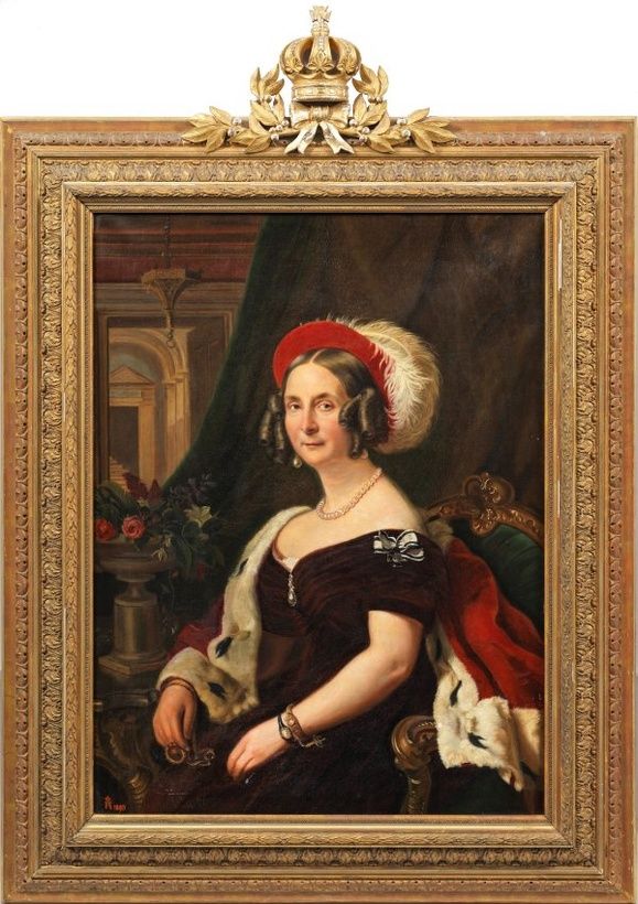 Портрет герцогини Фридерике Саксонско-Анихальтской, родившейся принцессы Пруссии