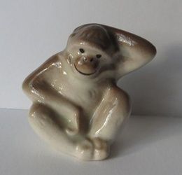 Monkey sculpture LFZ (without stamp) USSR late 1980s.