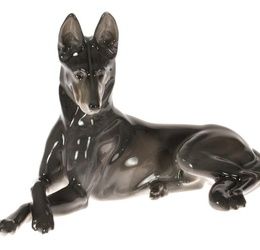 Porcelain figure "Dog"