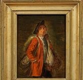 Gentleman in a red jacket: portraits, fur, and fringe.