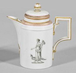Empire pitcher with depictions of gods.