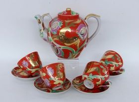 Фарфоровый чайный сервиз Дулево, Россия, 20-й век