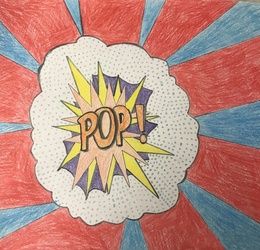 Pop art Paper, pencil