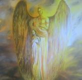 Your angel canvas/oil.