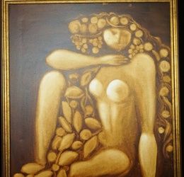 Goddess of Fertility oil on canvas