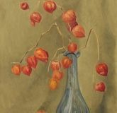 Persimmon oil, canvas