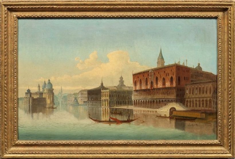 Вид Венеции в утреннем свете