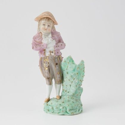 Biscuit figurine stand