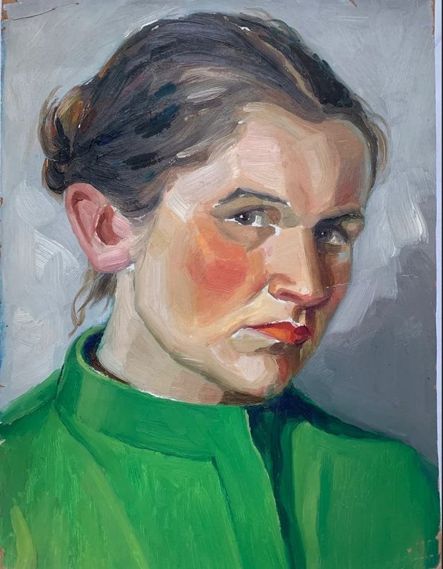 Женщина в зеленом