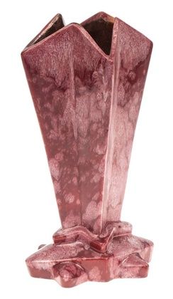 Керамическая ваза арт-деко от фабрики Кузнецова, Латвия, 30-е годы XX века