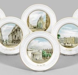 Six view plates of Berlin