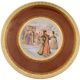 Ручная роспись на фарфоровых тарелках от Кузнецова