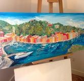 Portofino acrylic+canvas