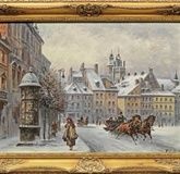Nostalgic winter landscapes of Warsaw
