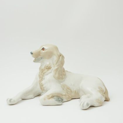 Statuette of Spaniel.