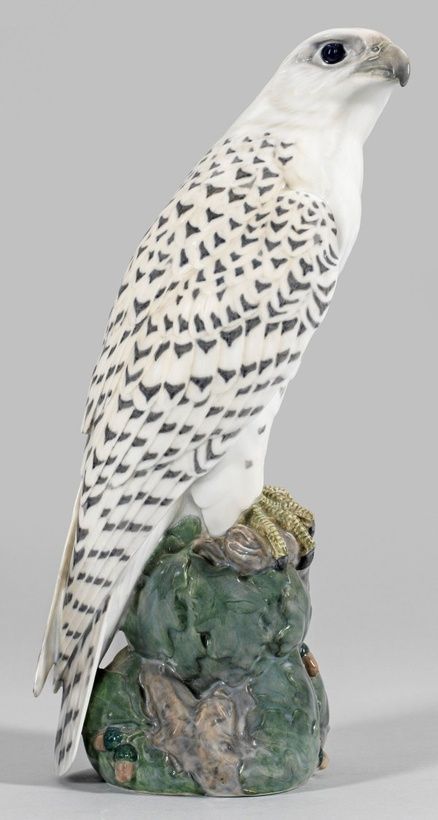 Art Nouveau Animal Figure "Icelandic Falcon"