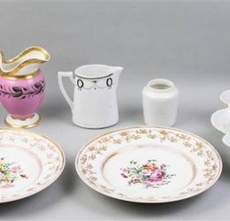 COLLECTION OF RUSSIAN TABLEWARES, LATE 19TH CENTURY