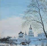 Tolgsky Monastery, oil on canvas