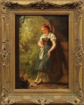The Troubled Peasant Girl: Outstanding Work of a British Artist
