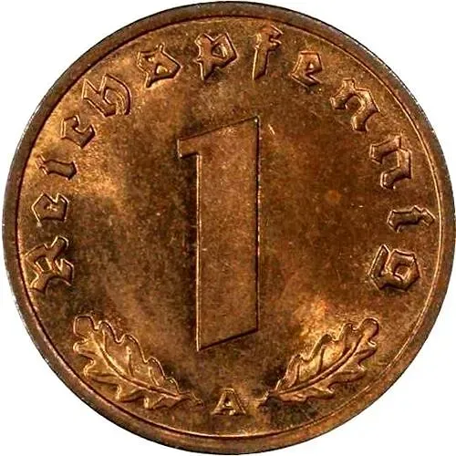 1 рейхспфенниг 1939 [Германия / Третий рейх]