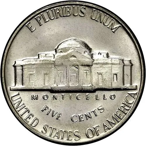 5 центов 1969, D, Томас Джефферсон [США]