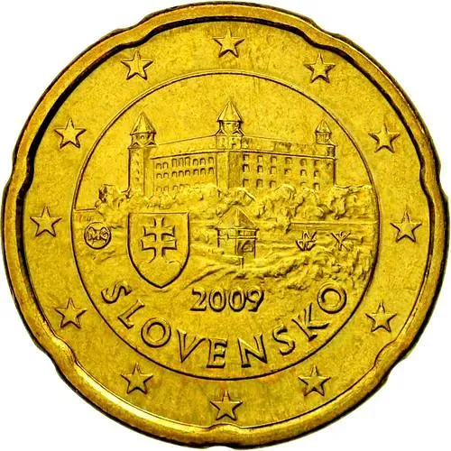 20 евроцентов 2009-2019 [Словакия]