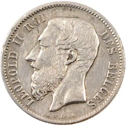 50 сантимов 1886, BELGES [Бельгия]