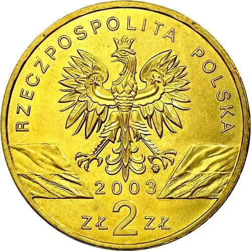 2 злотых 2003, угорь [Польша]