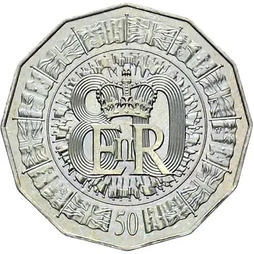 50 центов 2006, Елизавета II [Австралия]