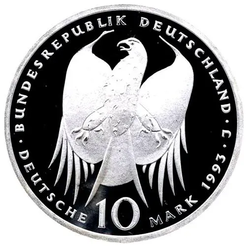 10 марок 1993, Роберт Кох [Германия]