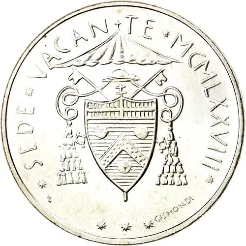 500 лир 1978, Вакантный престол [Ватикан]