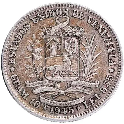 2 боливара 1945 [Венесуэла]