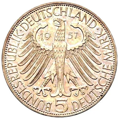 5 марок 1957, Эйхендорф [Германия / ФРГ]
