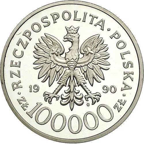 100000 злотых 1990, Солидарность [Польша]
