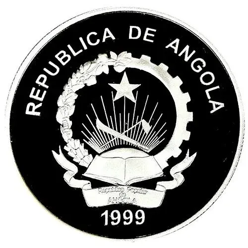 10 кванз 1999, Генрих [Ангола] Proof