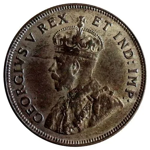 1 шиллинг 1922, без букв [Восточная Африка]