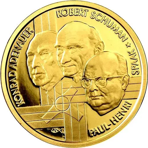 100 евро 2002, основатели ЕС [Бельгия] Proof