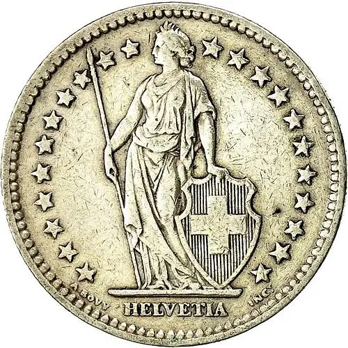 2 франка 1945 [Швейцария]