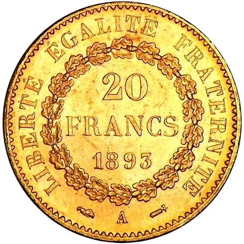 20 франков 1893 [Франция]