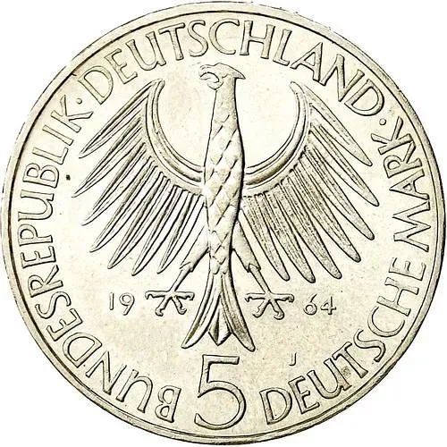 5 марок 1964, Фихте [Германия / ФРГ]